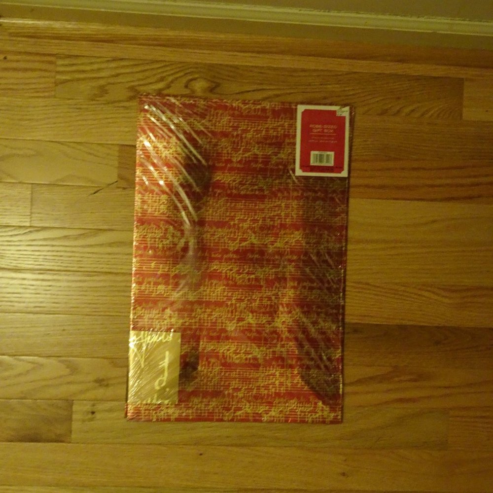 Set of 2 Musical Theme Robe Boxes New With Tags